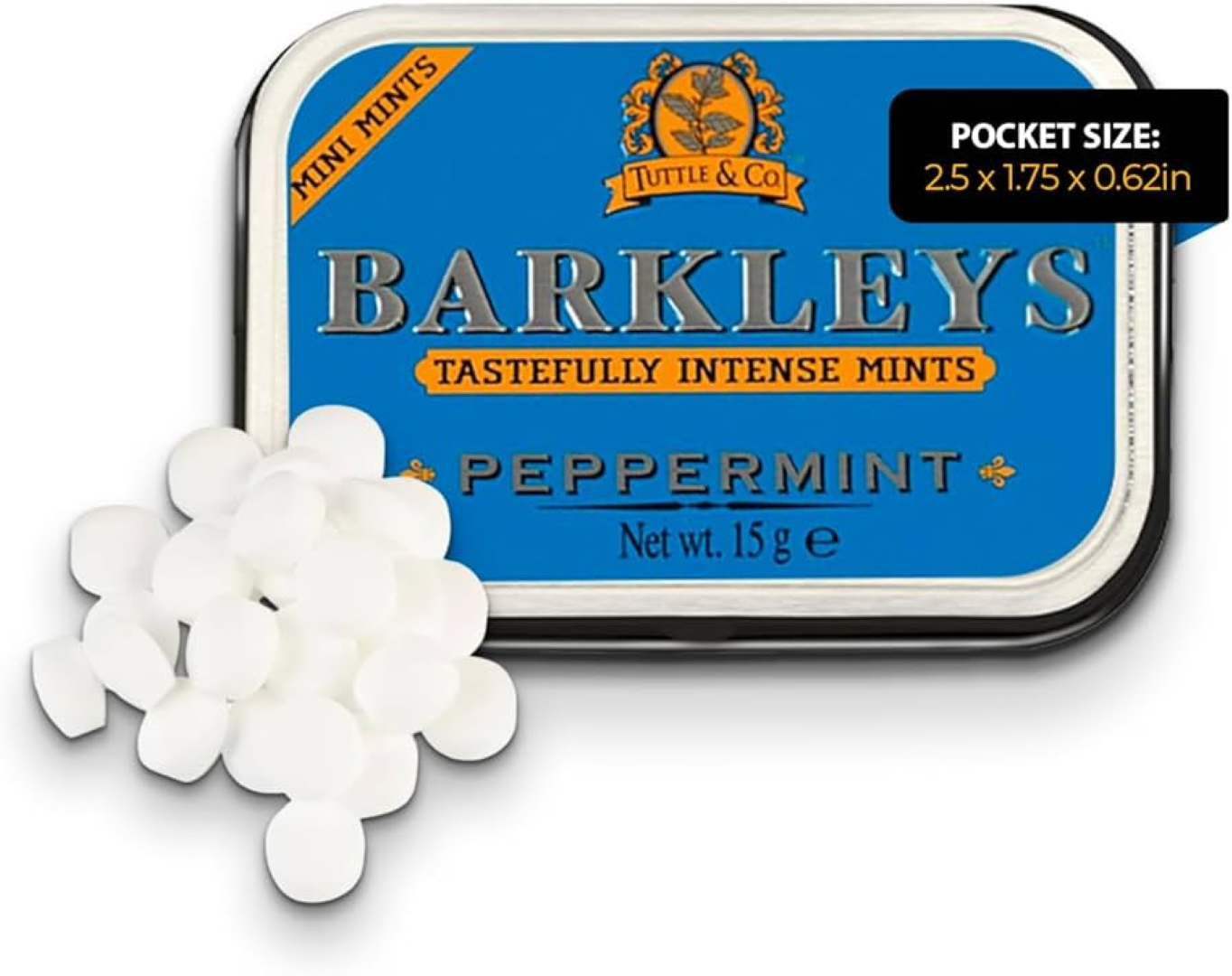 BARKLEYS MINI MINTS PEPPERMINT 15G